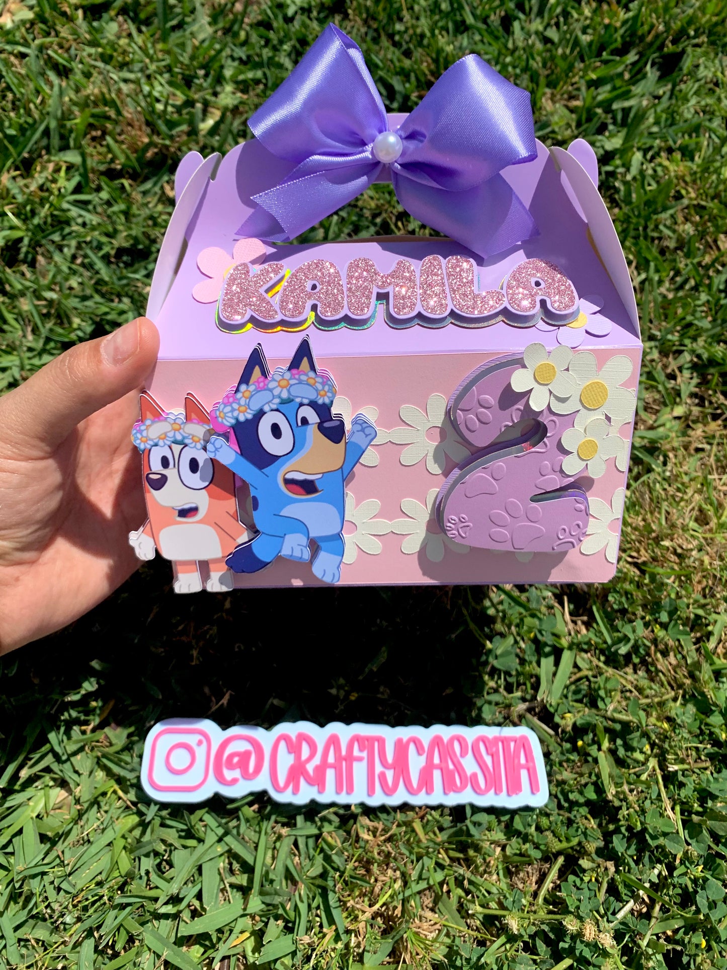 Blue Dog Favor Boxes