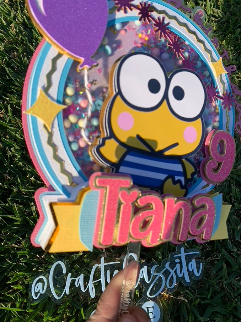 Frog Cake Topper Shaker