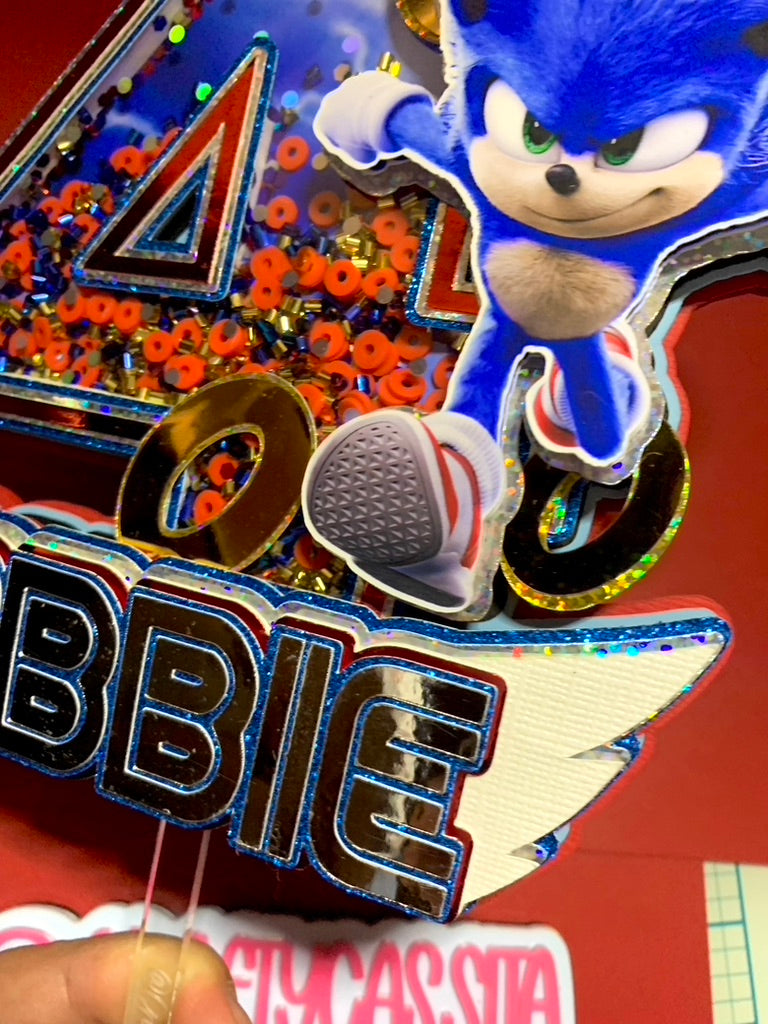 Hedgehog Cake Topper Shaker