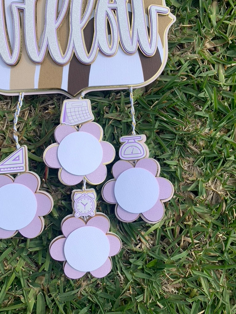 Rainbow Bear Baby Announcement