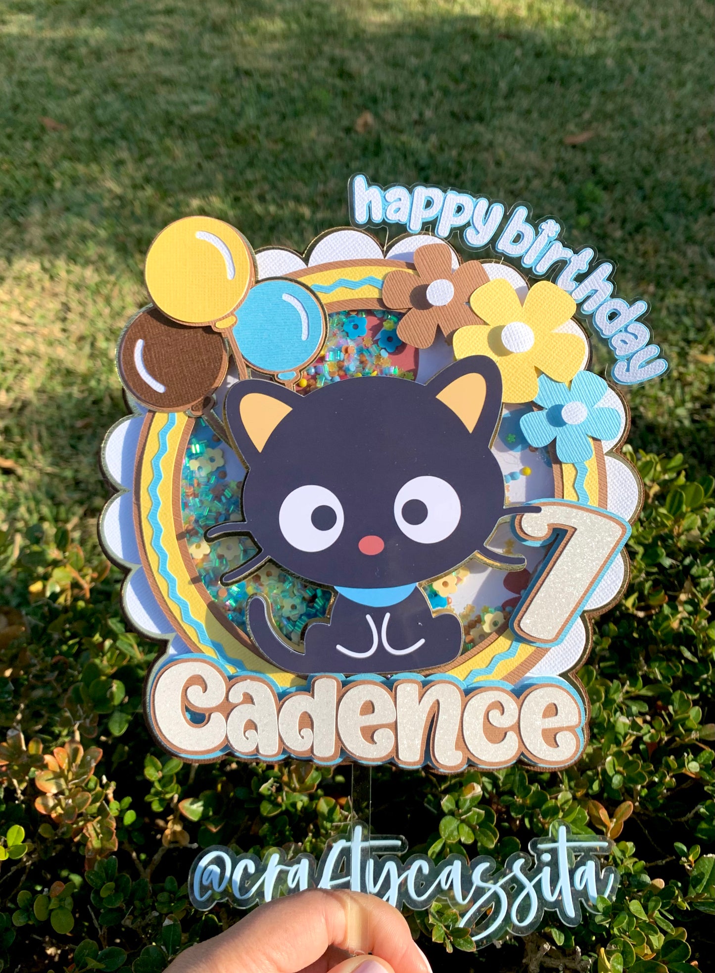 Chococat Cake Topper Shaker