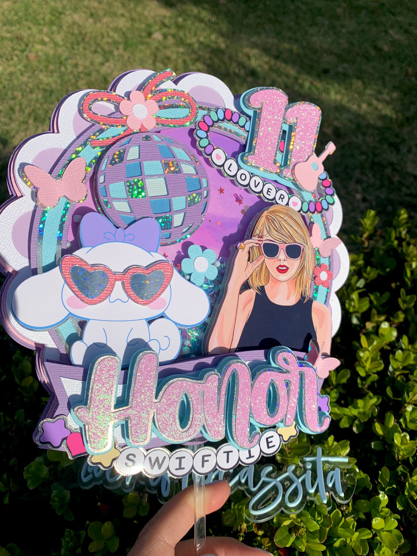 Pop Star Cake Topper Shaker