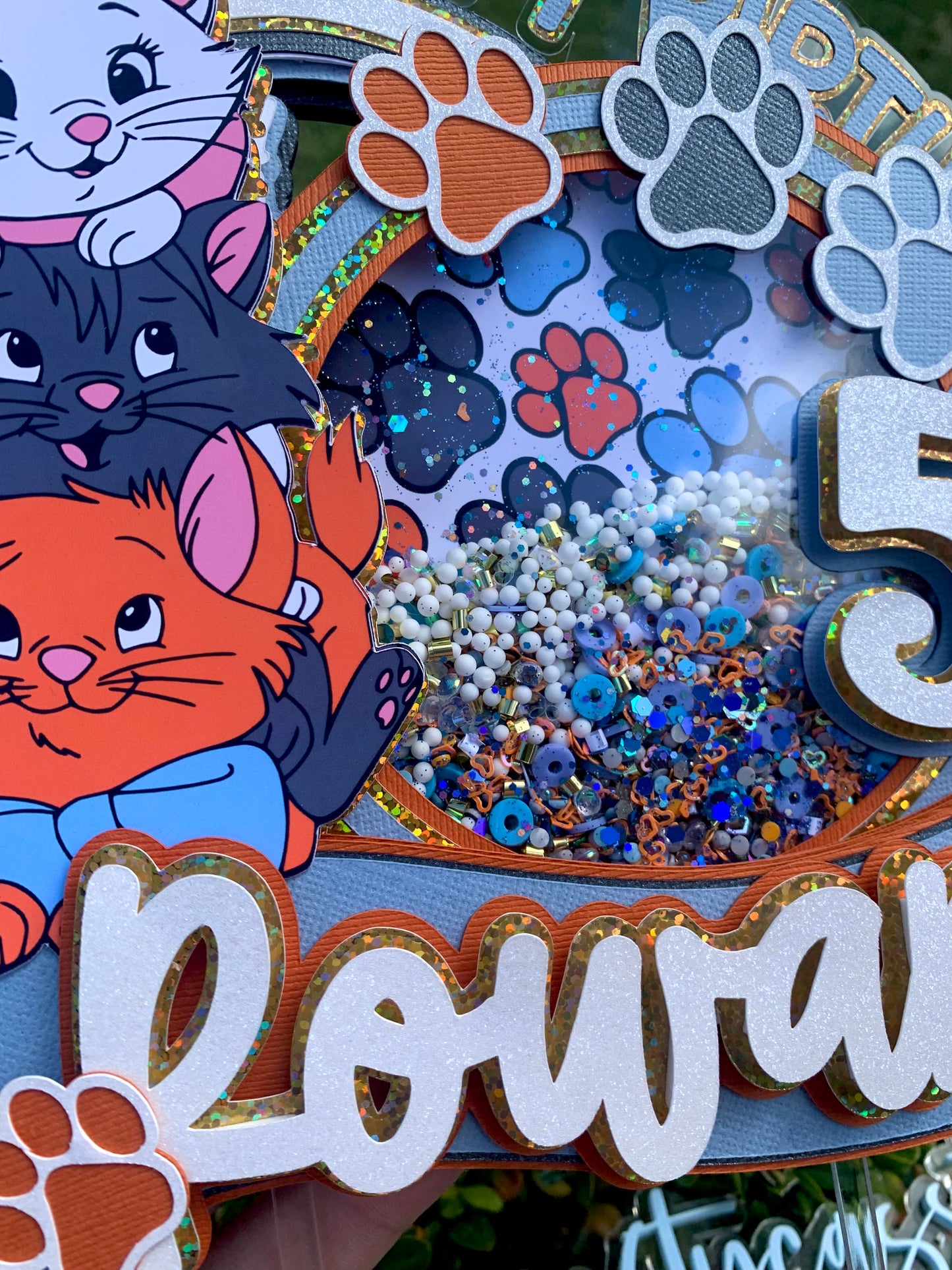 Kitty Cake Topper Shaker