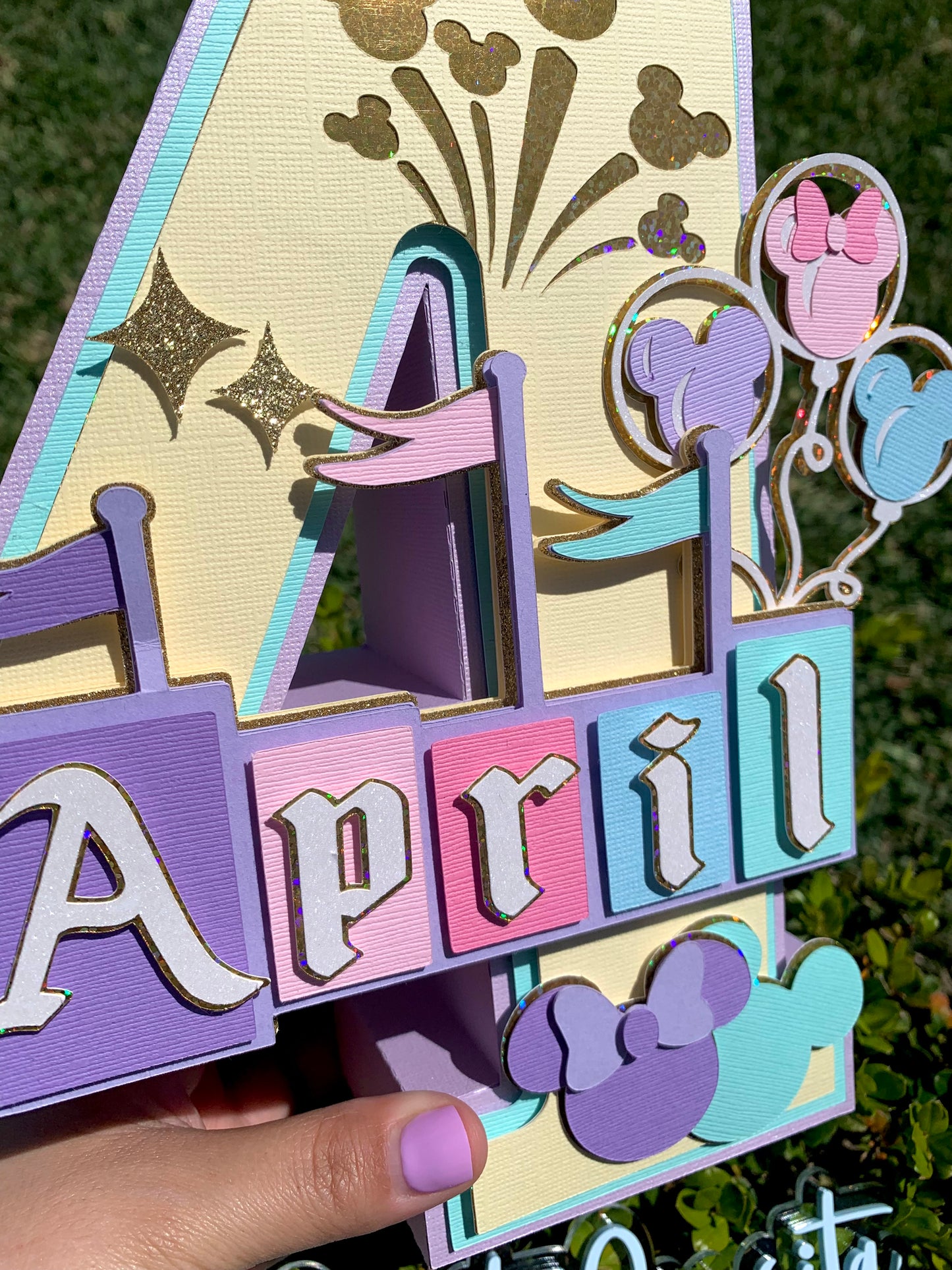 Happiest Place on Earth 3D Letter/Number