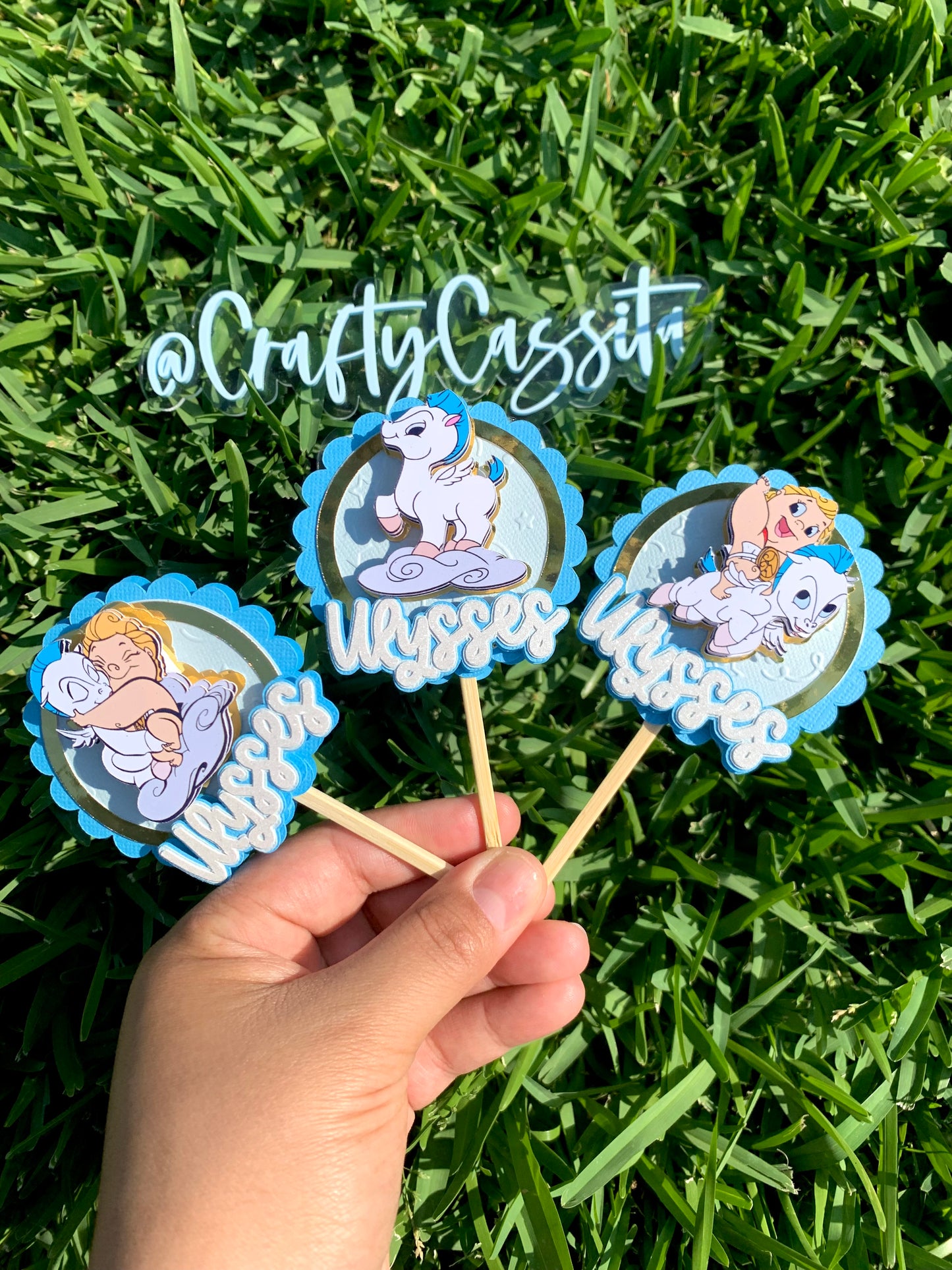 Baby Herc Cupcake Toppers