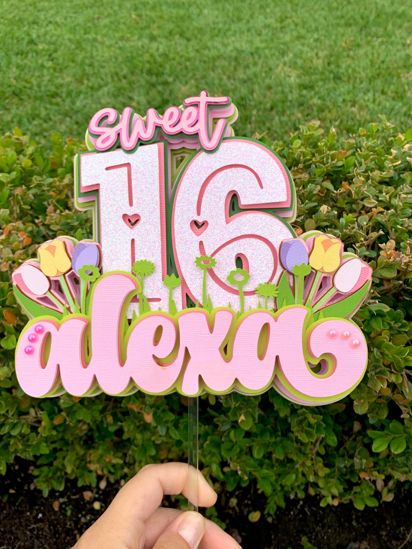 Tulip 3D Cake Topper