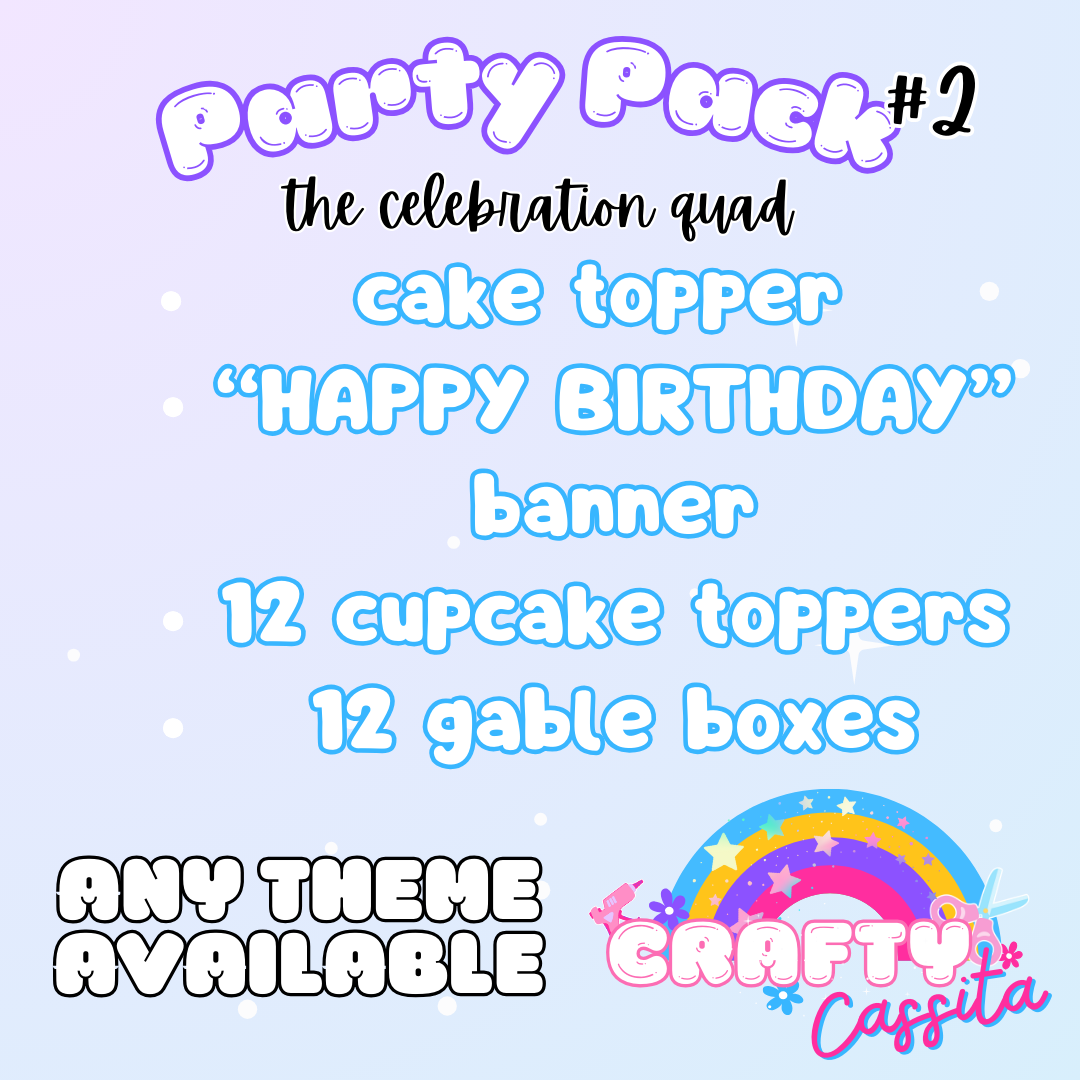 Celebration Quad Party Pack