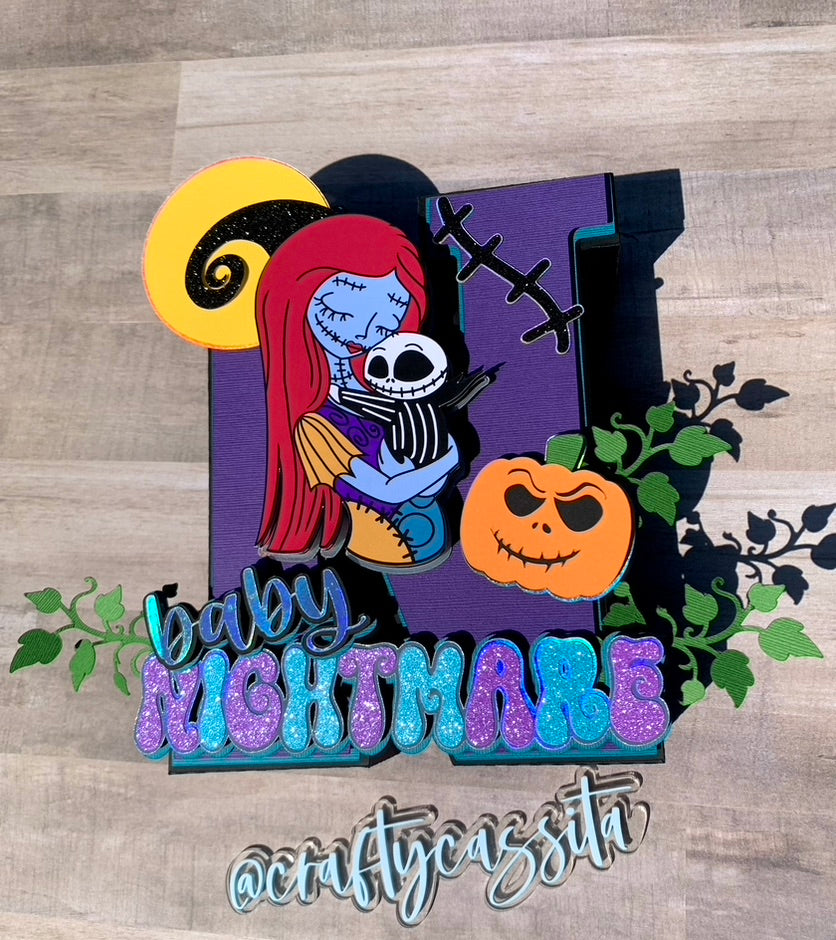 Nightmare 3D Letter/Number