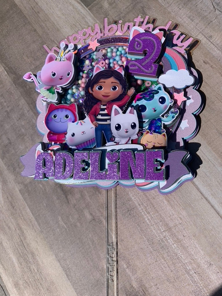 Gaby Cake Topper Shaker