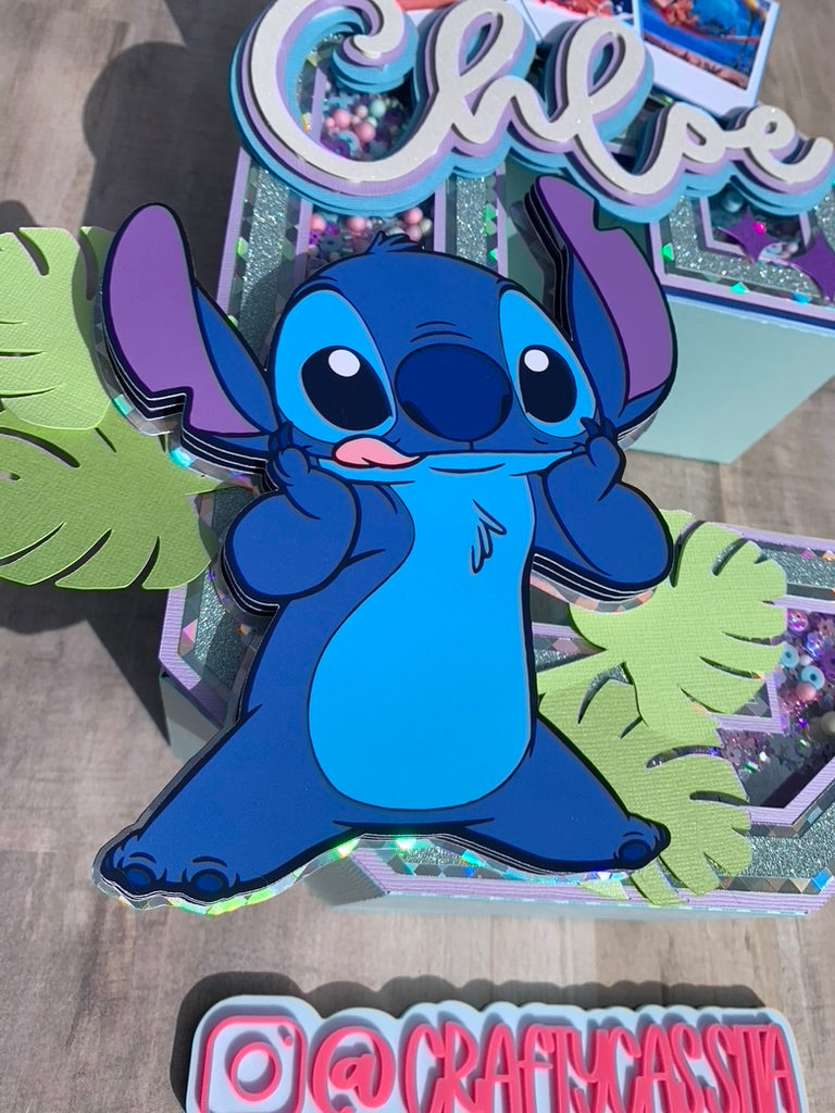 Stitch 3D Letter/Number Shaker