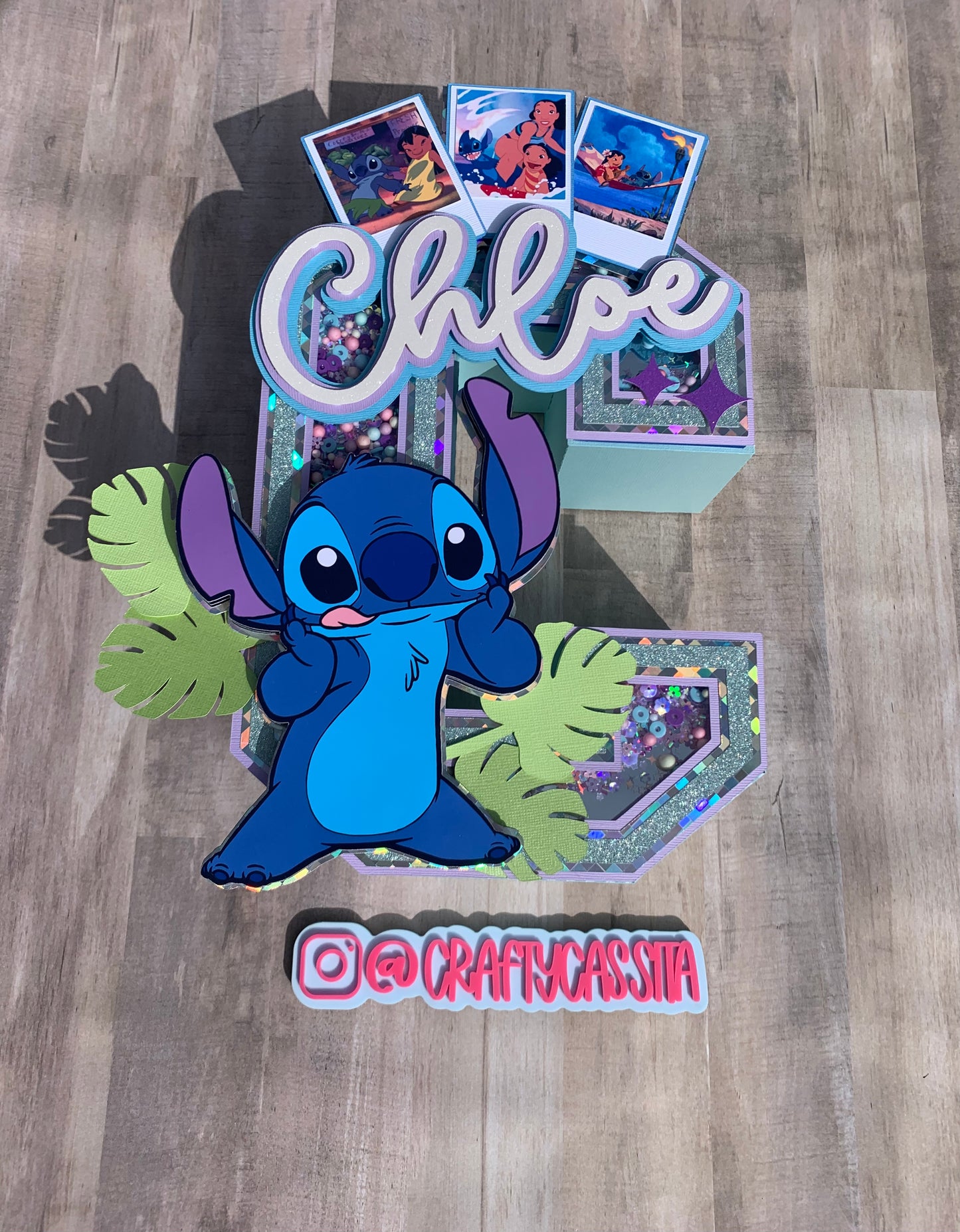 Stitch 3D Letter/Number Shaker