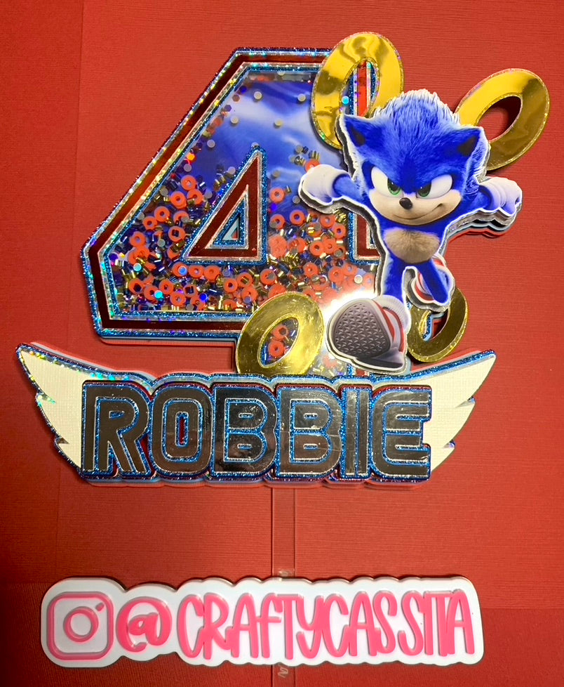 Hedgehog Cake Topper Shaker