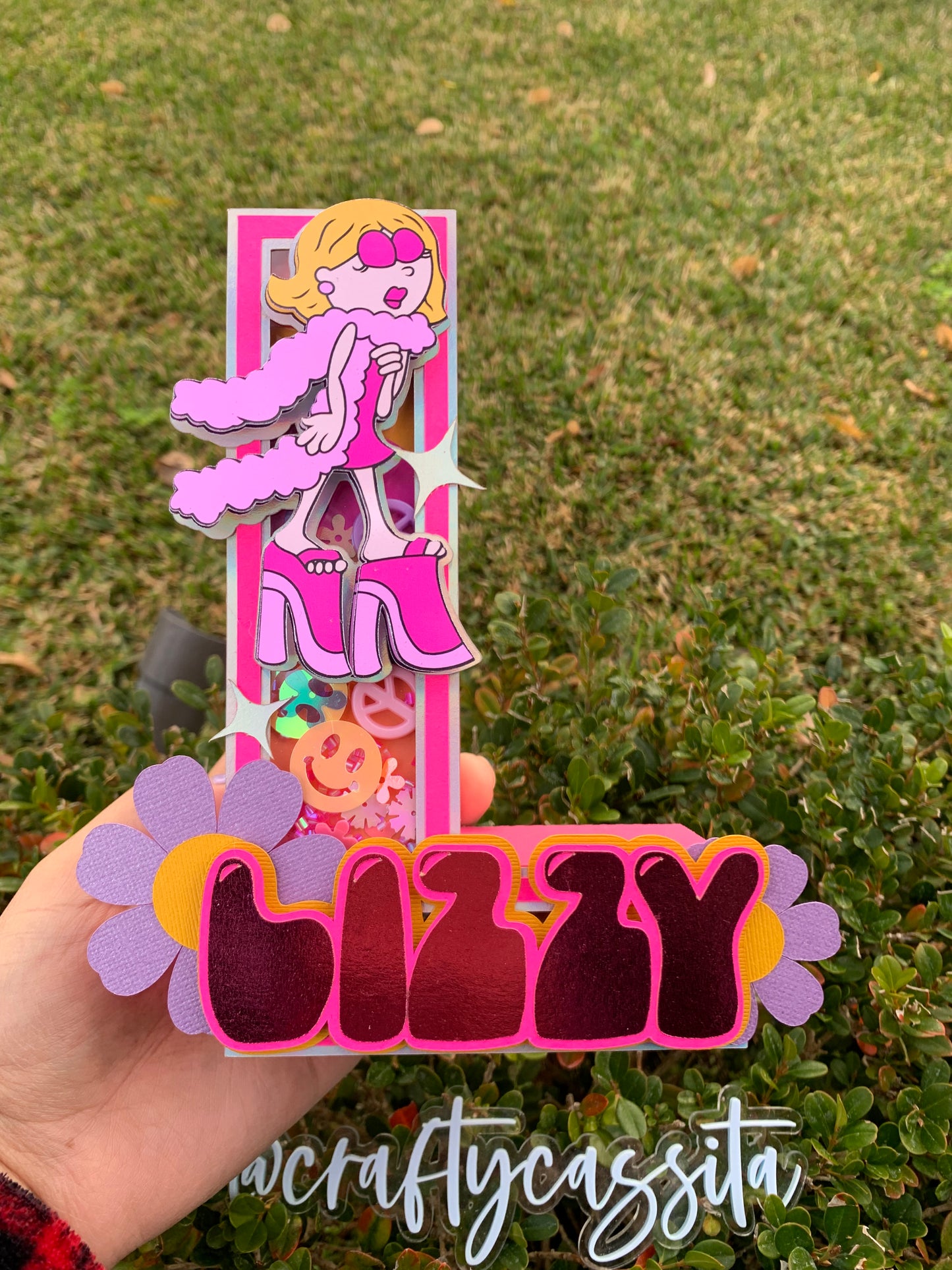 Lizzie 3D Letter/Number