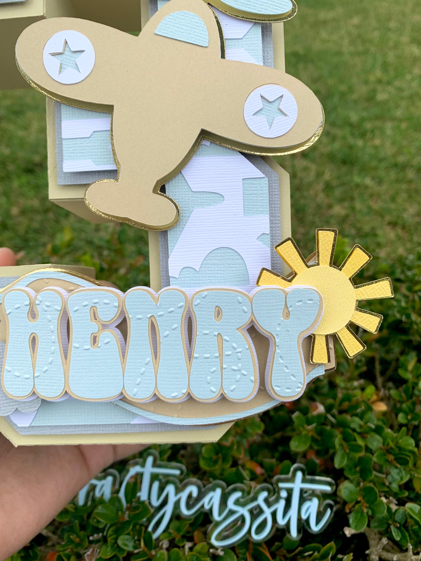 Time Flies 3D Letter/Number