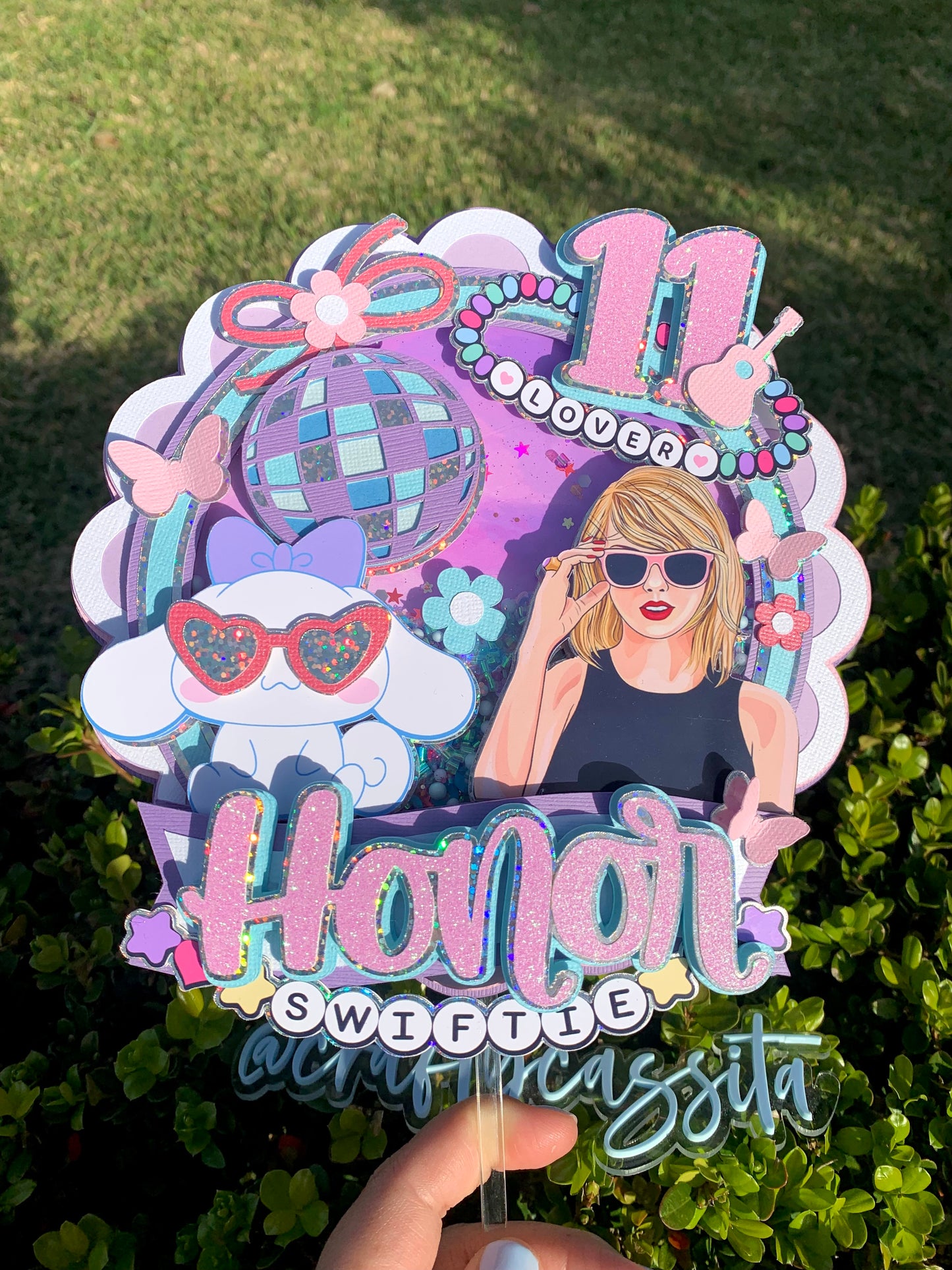 Pop Star Cake Topper Shaker