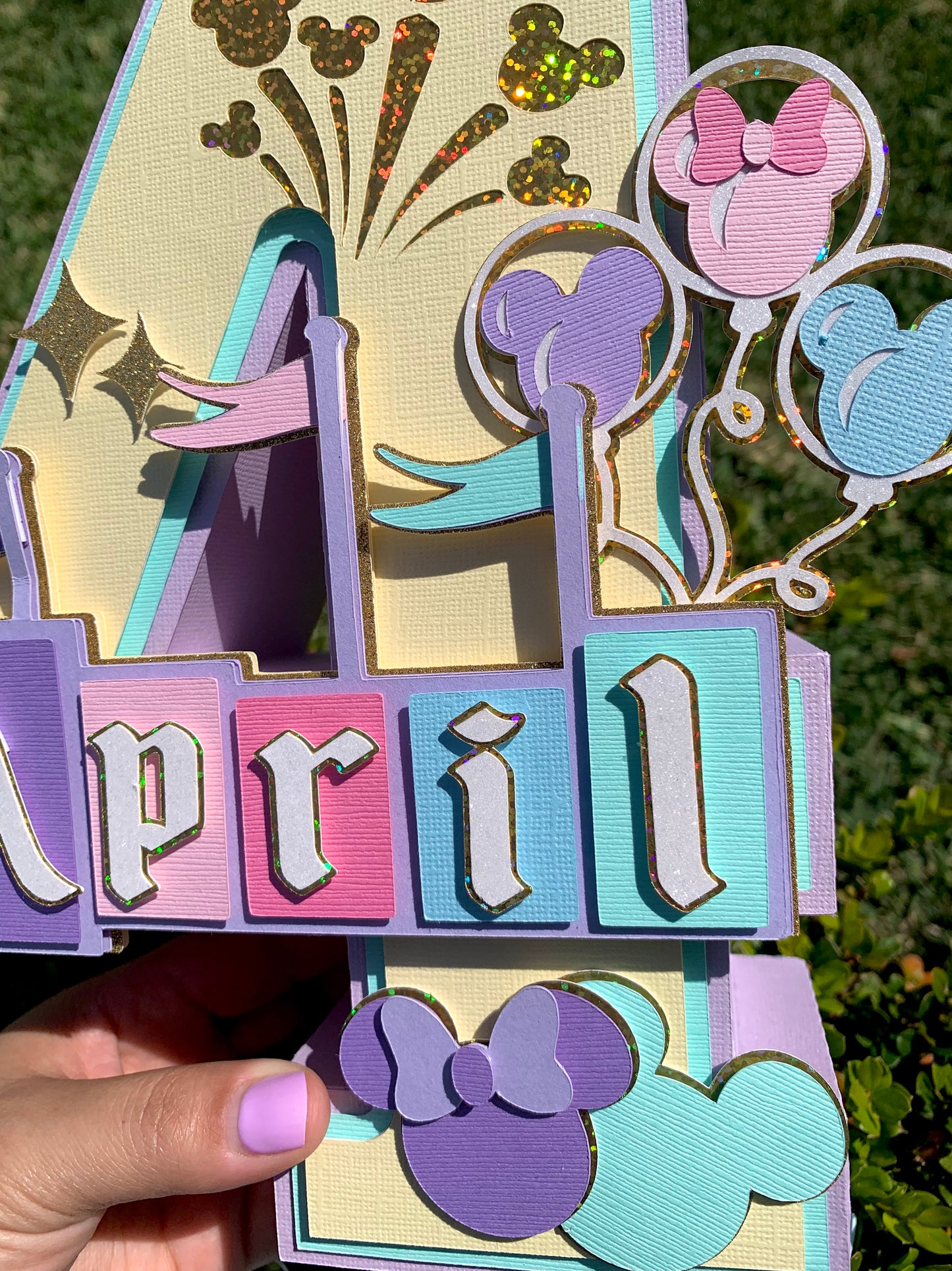 Happiest Place on Earth 3D Letter/Number