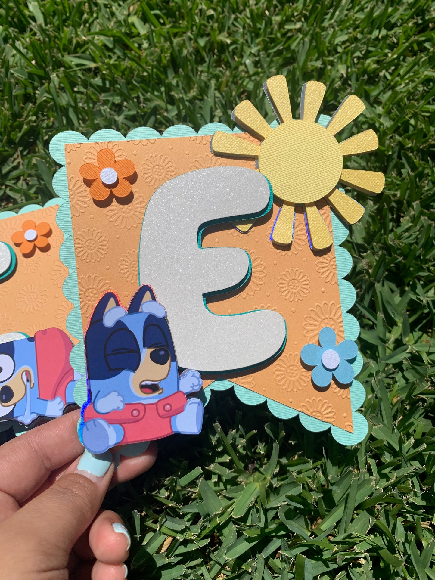 Baby Blue Dog Banner