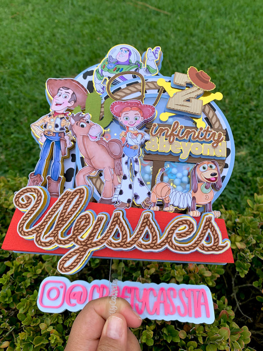 Toy Story Cake Topper Shaker