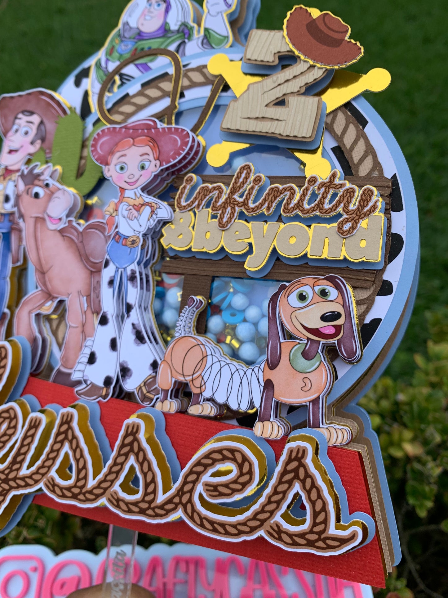 Toy Story Cake Topper Shaker