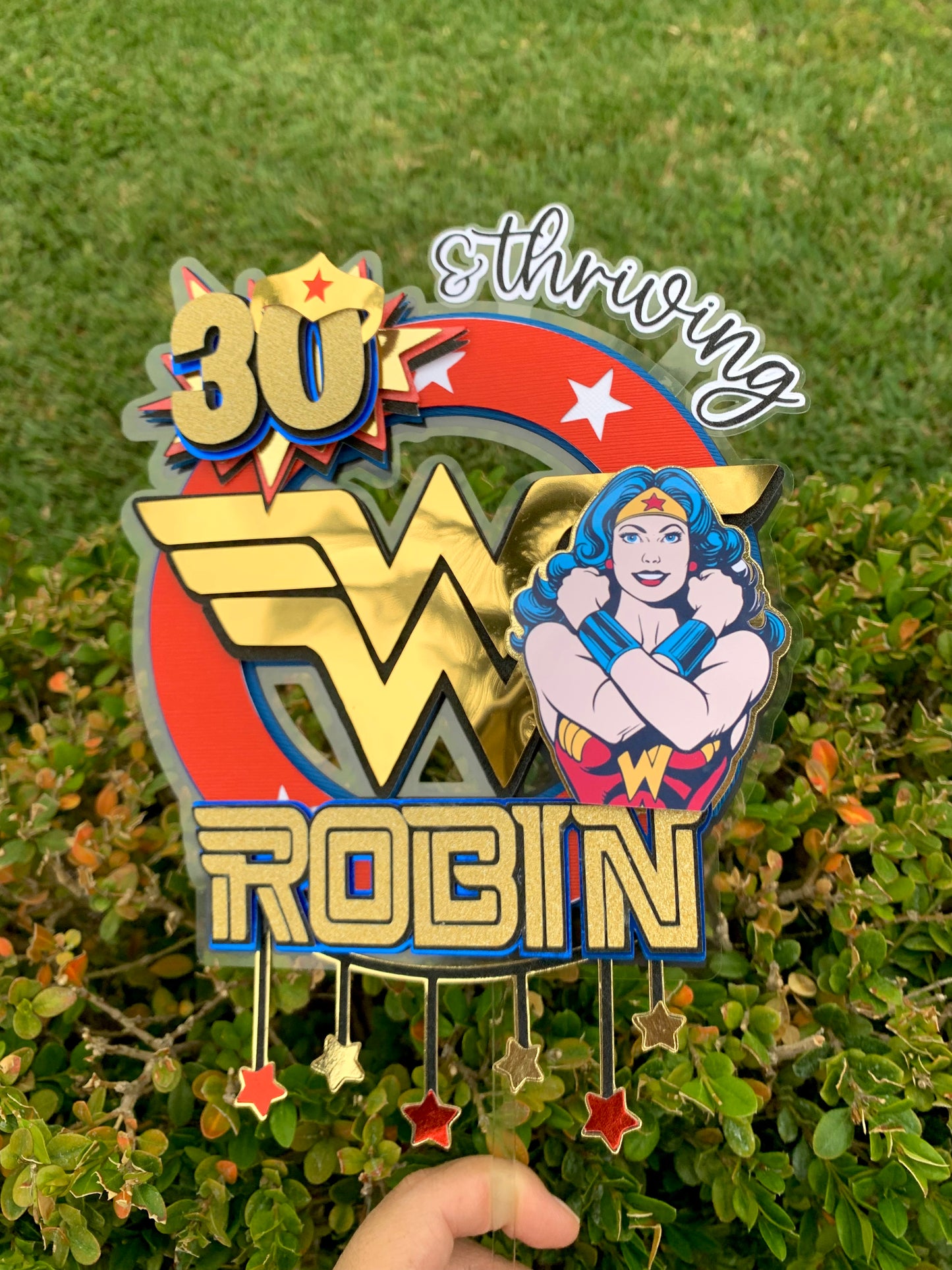 Wonder 3D Cake Topper