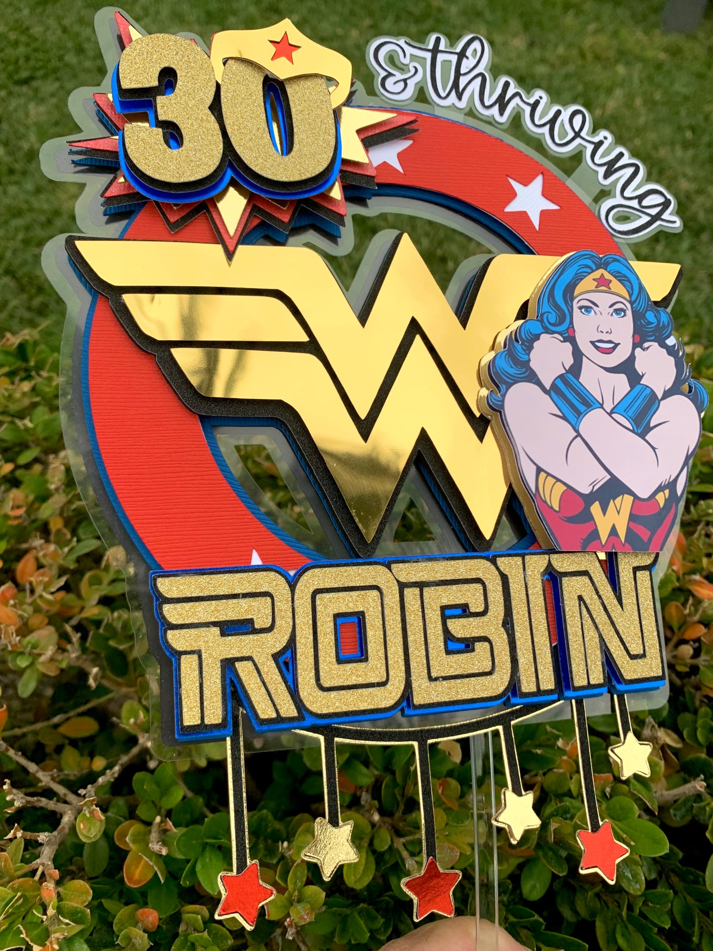 Wonder 3D Cake Topper